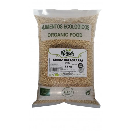 Arroz Balilla Integral De Calasparra BIO 2 5 Kg Continental Natura