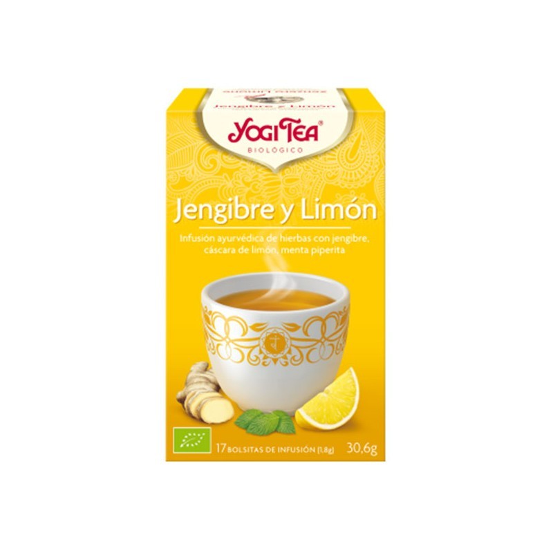 Yogi Tea Jengibre y limon 17 filtros  BIO