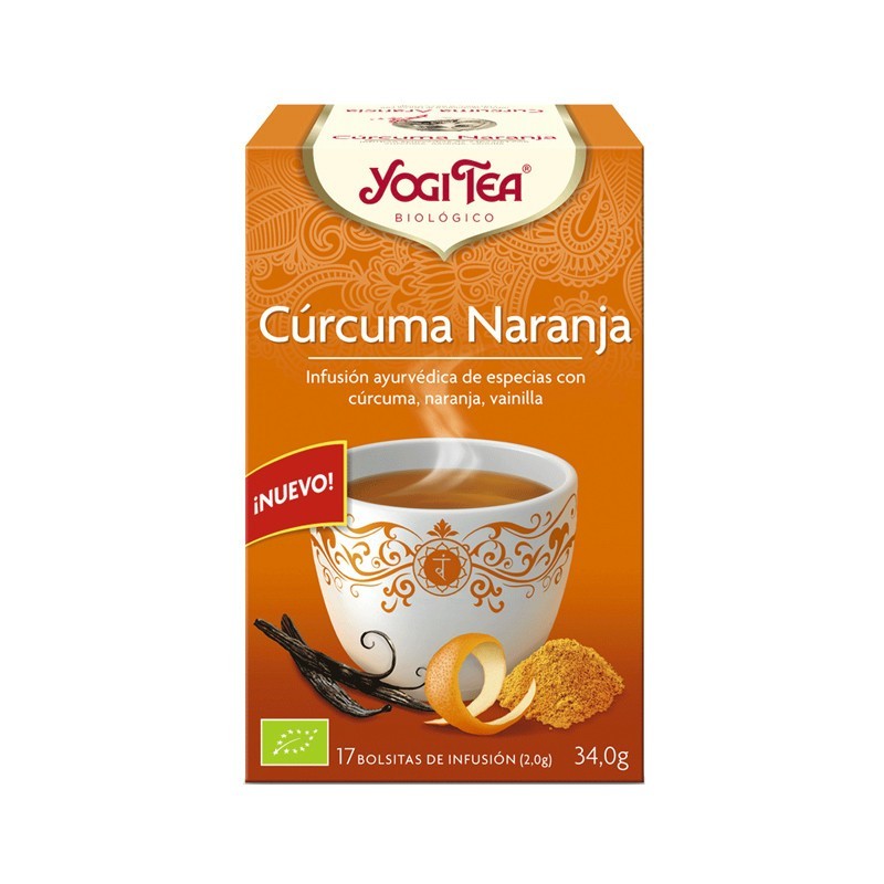 Yogi tea Curcuma Naranja BIO 17 filtros