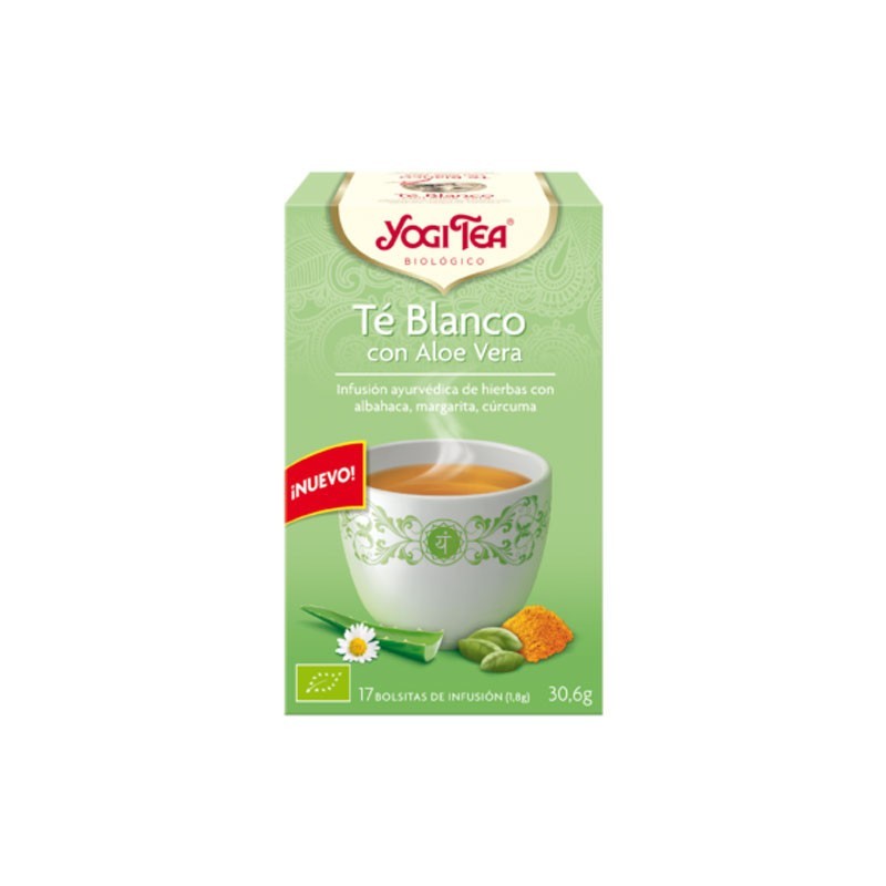 Yogi tea te blanco con aloe vera bio 17 filtro