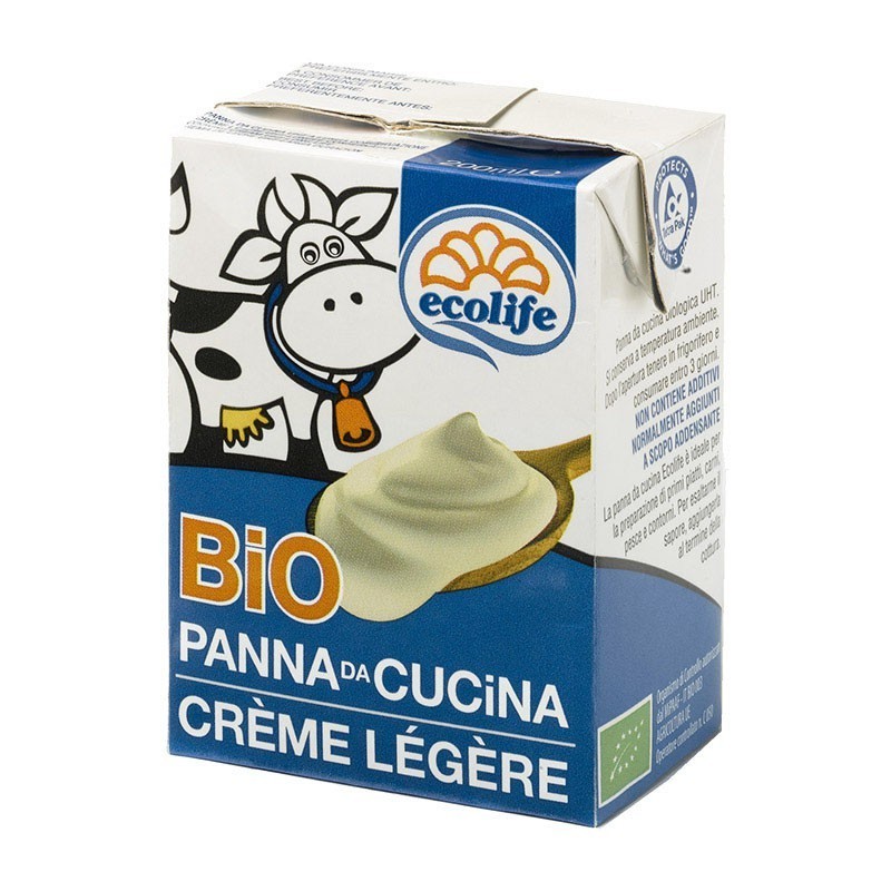 Crema de leche cocina BIO Ecolife 200 ml