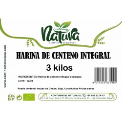 Harina de Centeno Integral ECO 3 kg BIONSAN