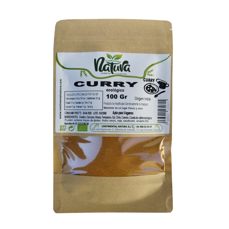 Curry en Polvo BIO 100 gr C. Natura