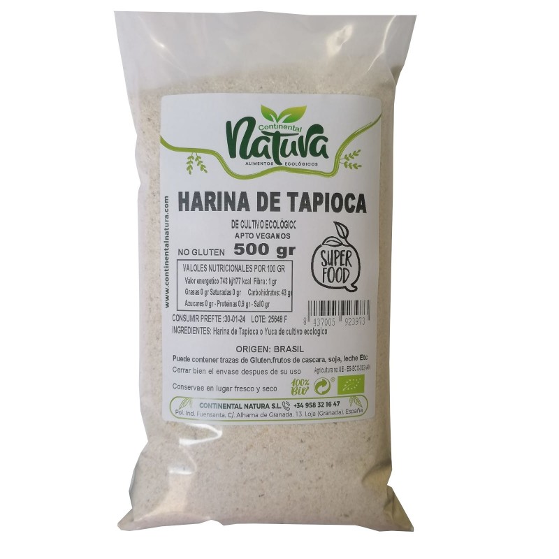 Harina de tapioca bio 500 Gr C. Natura