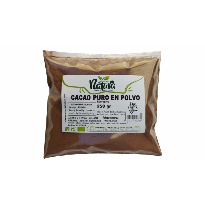 Cacao Instantáneo BIO 250 gr C. Natura