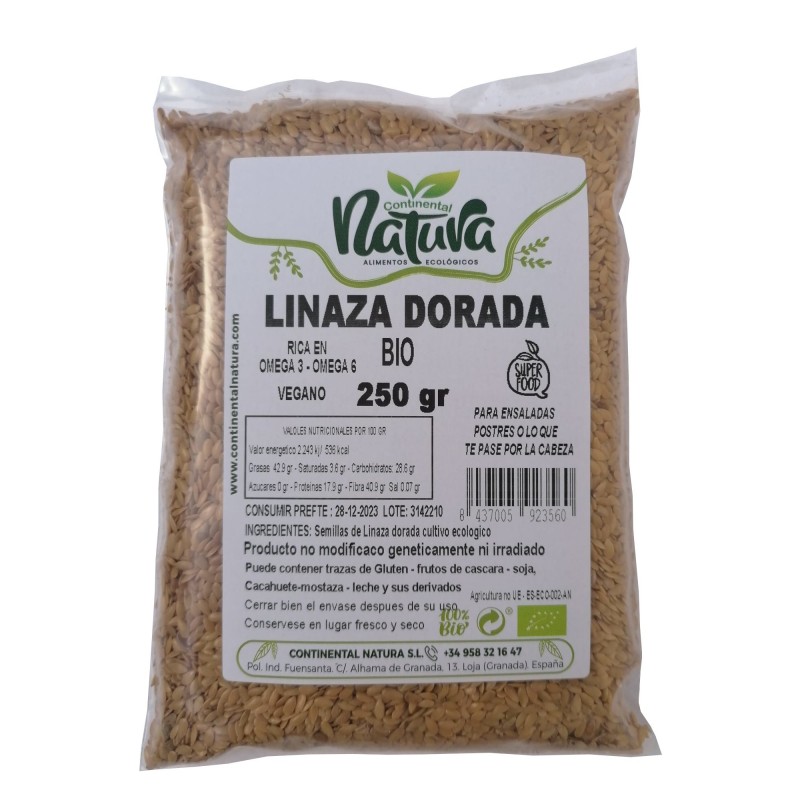 Linaza Dorada BIO 250 gr C.Natura