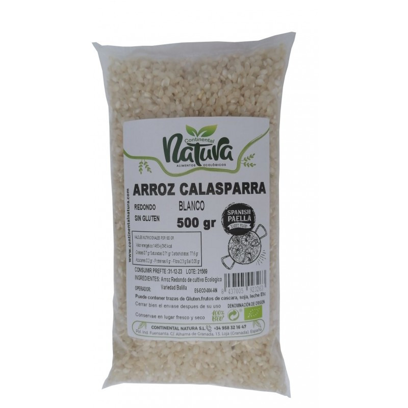 Arroz Balilla Blanco de Calasparra BIO 500 gr