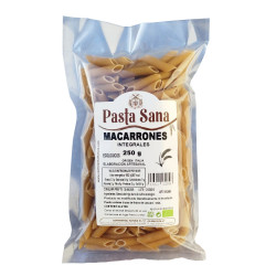 Macarrones Integrales BIO 250 gr PASTA SANA