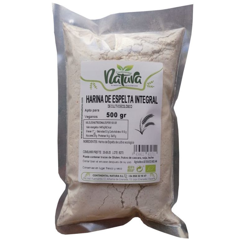 Harina de Espelta Integral ECO 500 gr C.Natura