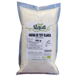 Harina de Teff Blanca ECO...