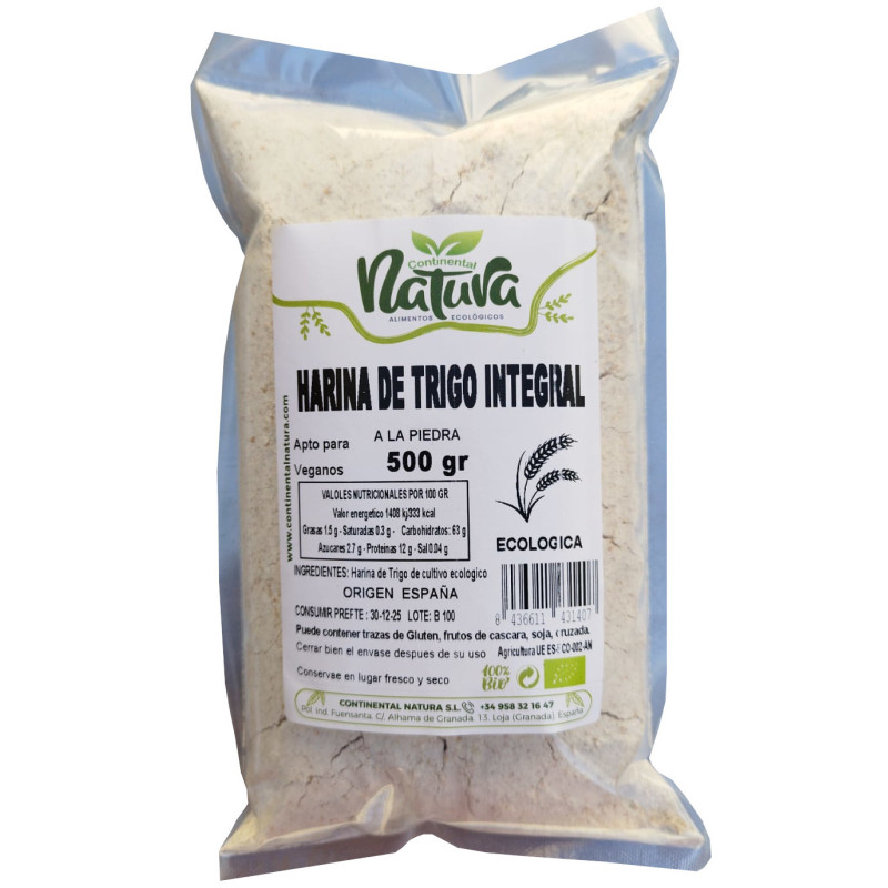 Harina de Trigo Integral 500 gr C.Natura