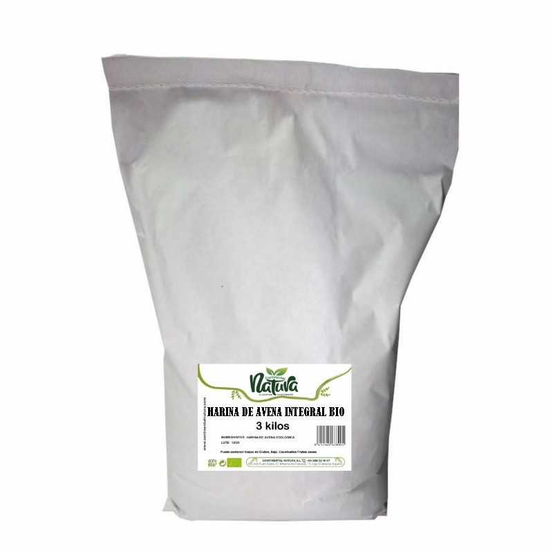 Harina de avena integral ECO 3 kg C.Natura