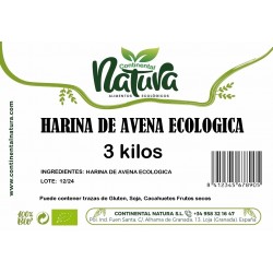 Harina de avena Blanca ECO...