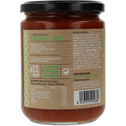 Albondigas veganas en salsa de tomate Bio 425g Carlota Organic