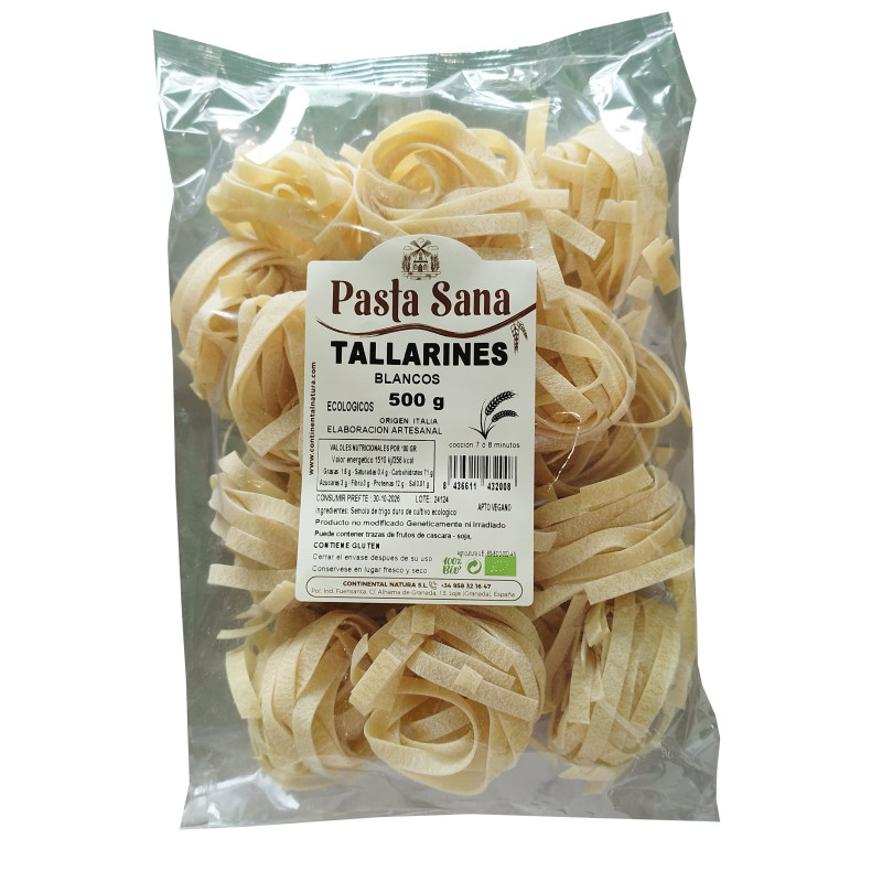 Tallarines Blancos BIO  500 g Pasta Sana