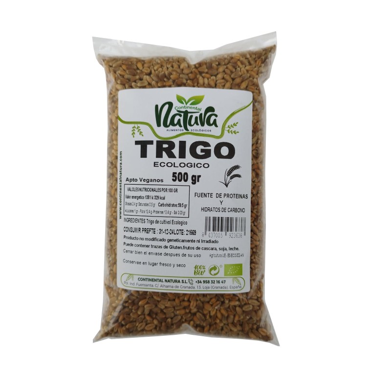 Trigo de cultivo ecologico 500 gr C.Natura