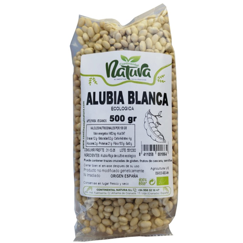 Alubia Blanca BIO 500 gr Continental Natura