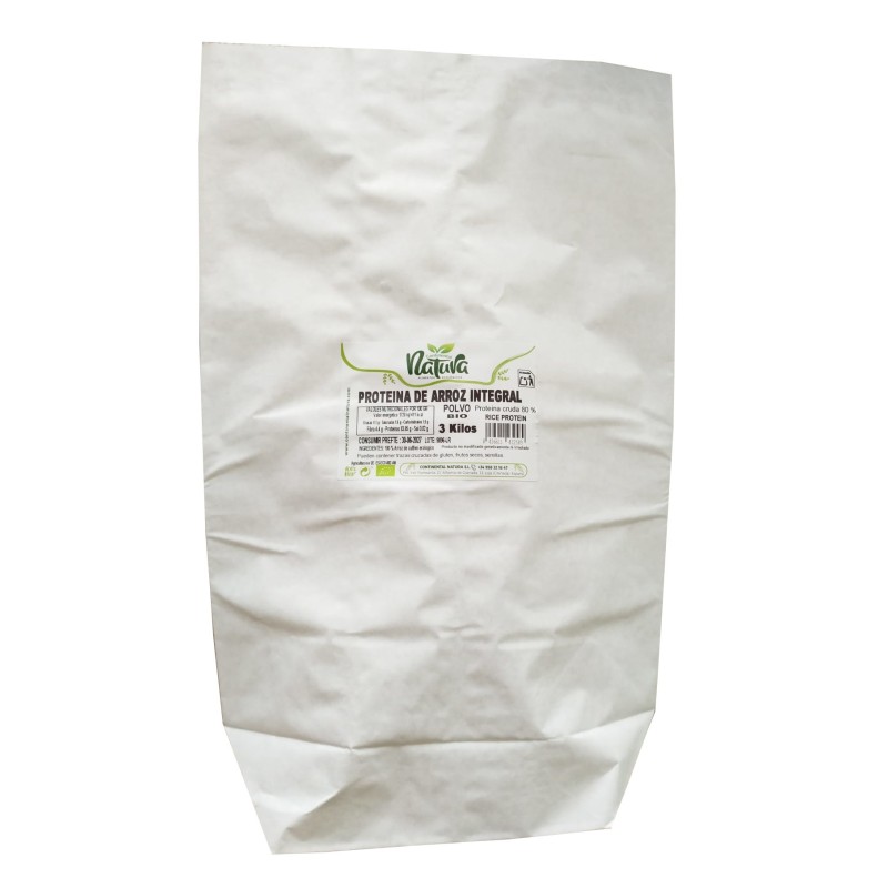 Proteina de Arroz integral BIO 3 Kilos