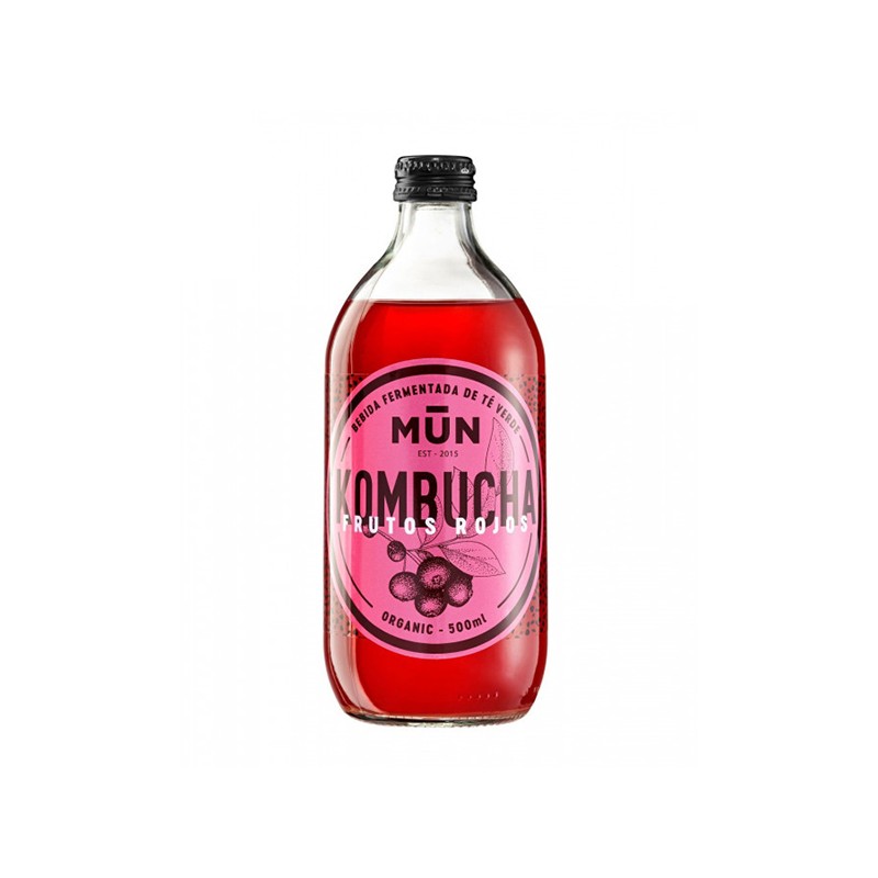KOMBUCHA FRUTOS ROJOS 500 Ml. BIO MUN