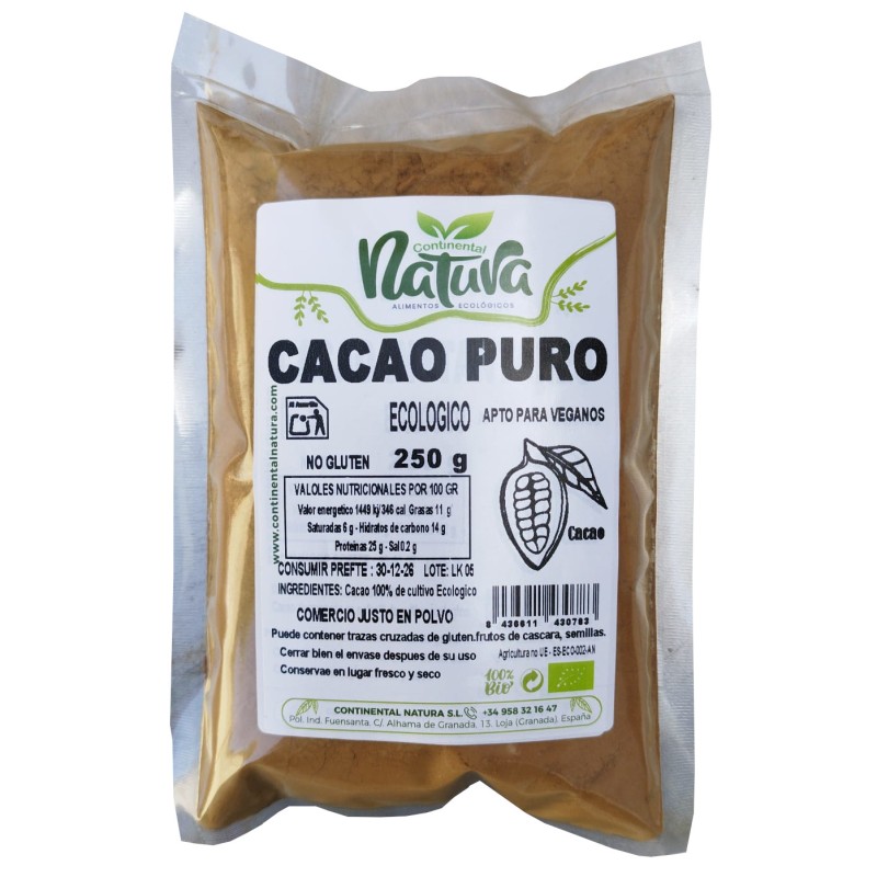 Cacao Puro BIO 250 gr C. Natura