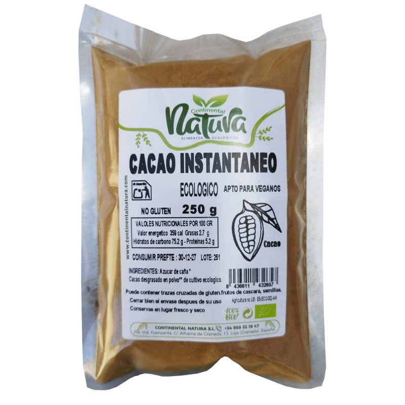 Cacao Instantáneo BIO 250 gr C. Natura