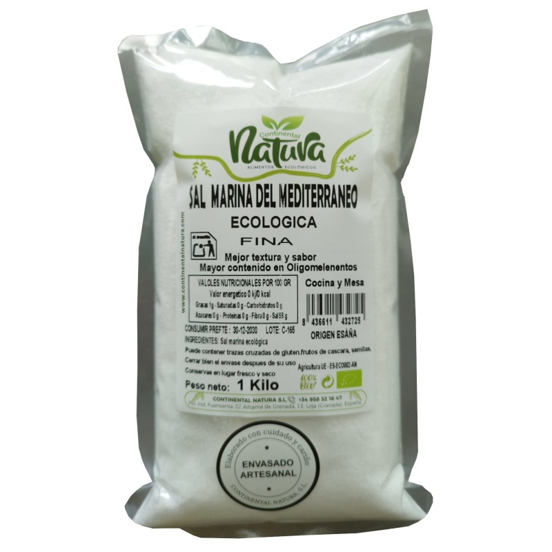 Sal fina ecológica  1 kilos