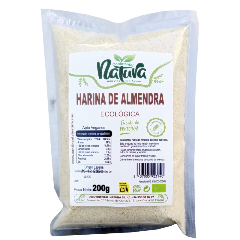 Harina de almendra ECO 200 gr C. Natura