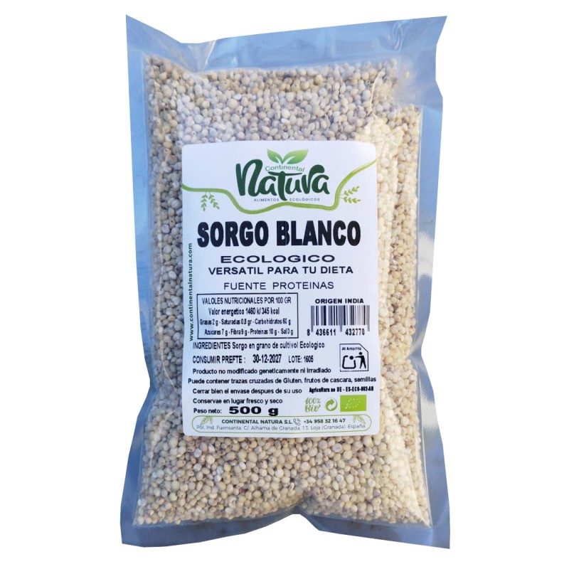Sorgo Blanco en grano BIO 500 g C.Natura