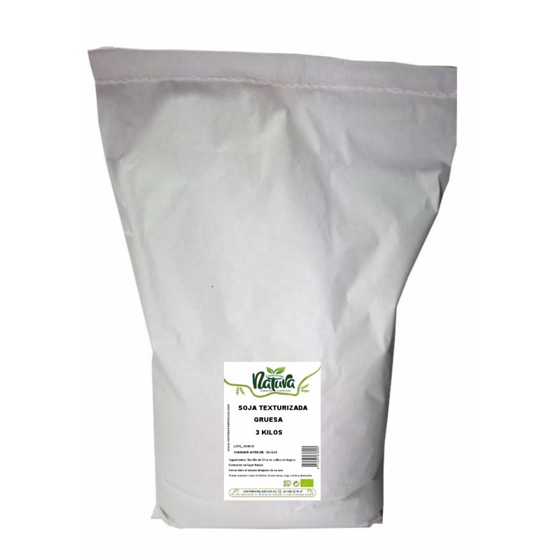 Soja Texturizada  Gruesa 3 Kilos BIO C.Natura