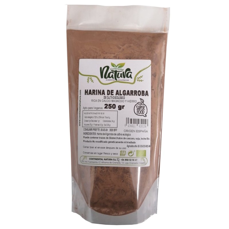 Harina de Algarroba ECO 250 gr C. Natura