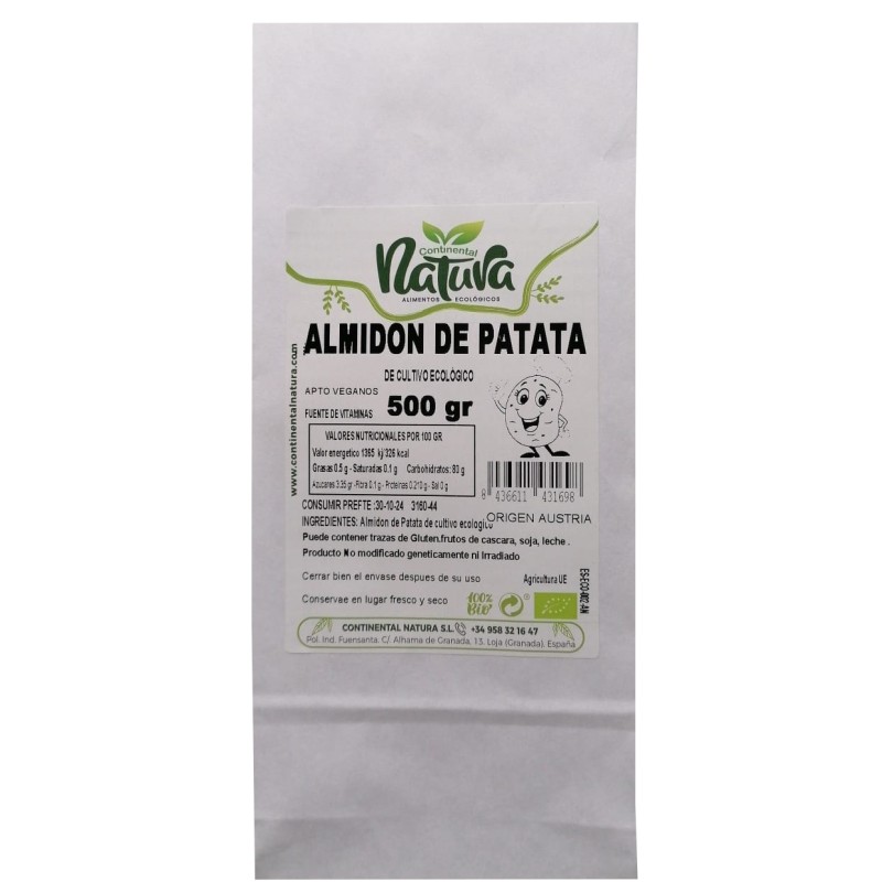 Almidon de Patata BIO 500 g  Continental Natura