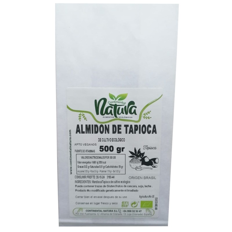 Almidon de Mandioca BIO 500 gr Continental Natura