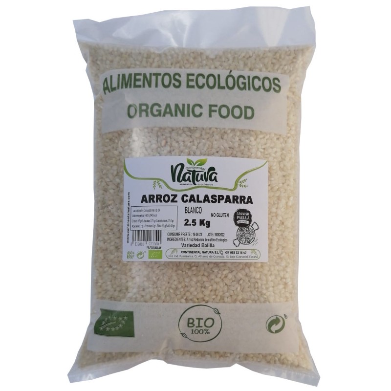 Arroz Balilla Blanco de Calasparra BIO 2.50 kr
