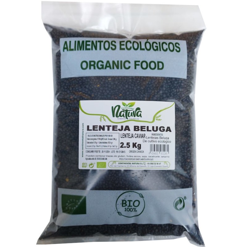 Lenteja Negra Beluga BIO 2.5 KG C.Natura