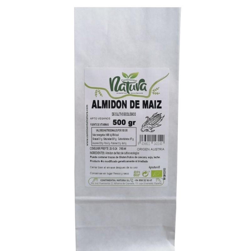 Almidon de Maiz bio 500 g Continental Natura