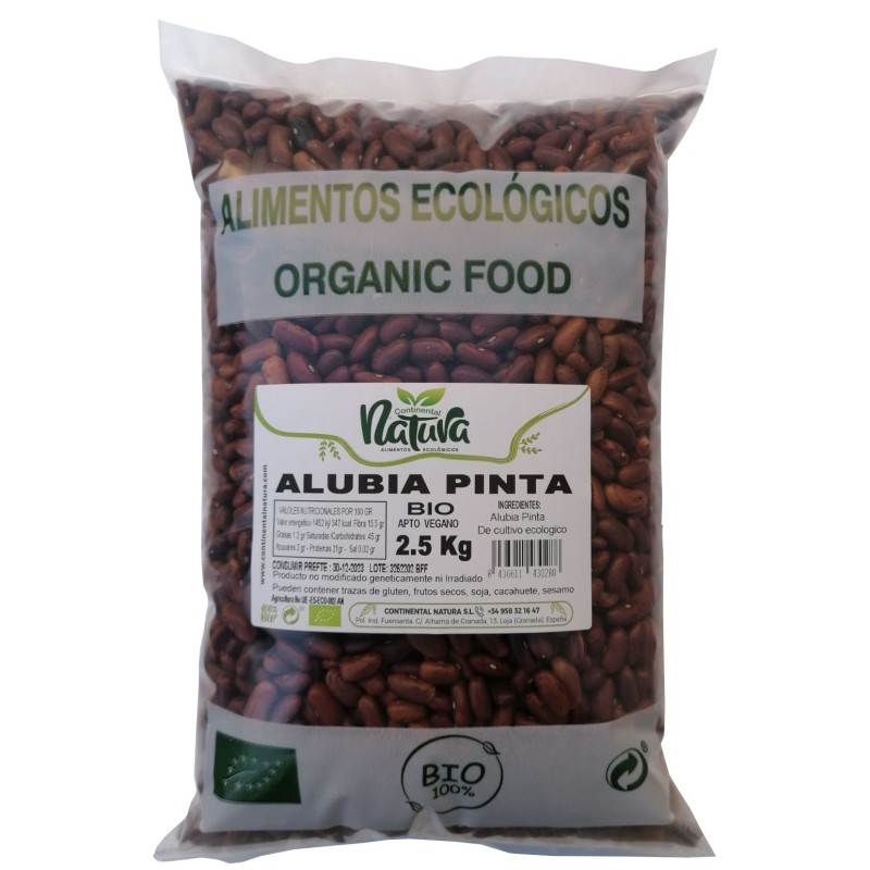 Alubia Pinta BIO 2.5 kilos Continental Natura