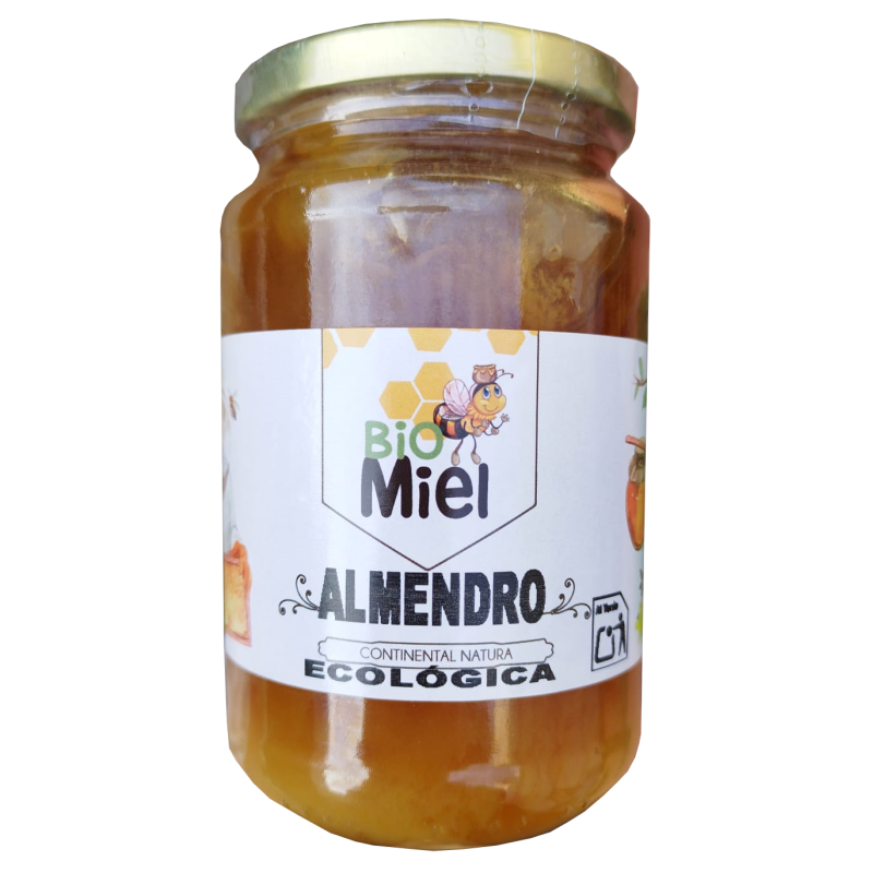 Miel Ecologica de ALMENDRO 500 g  BIOMIEL