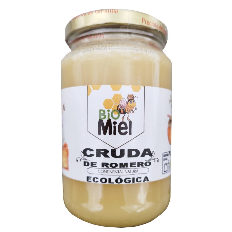 Miel Ecologica Cruda de ROMERO 500 g  BIOMIEL