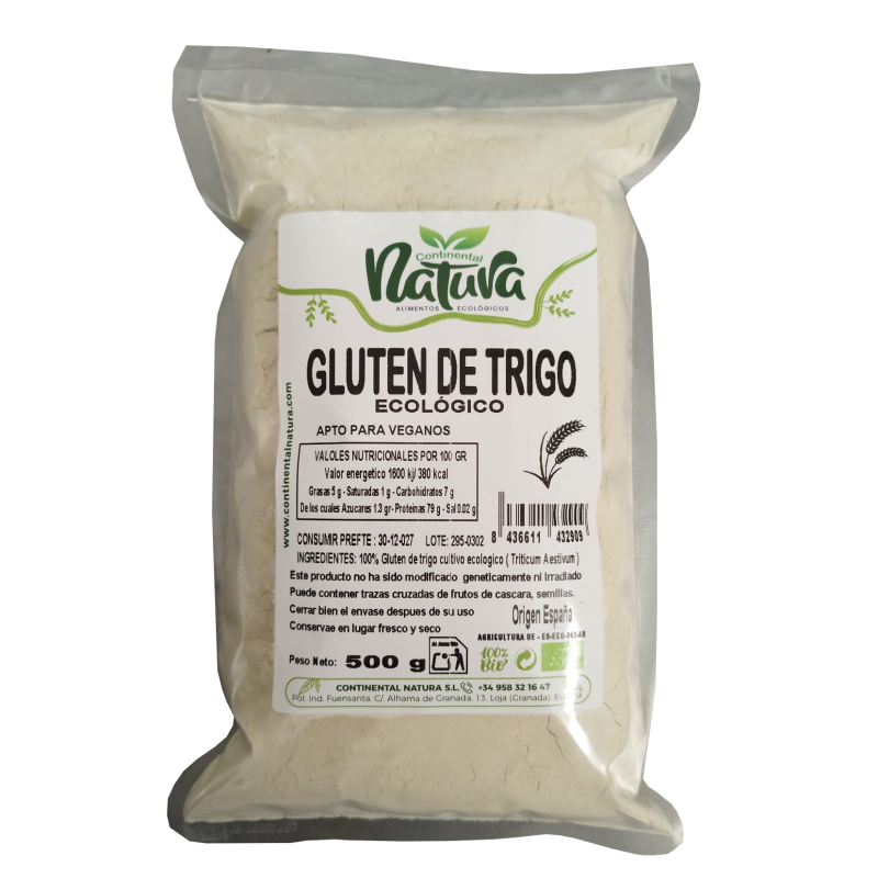 Gluten de Trigo BIO 500 g Continental Natura