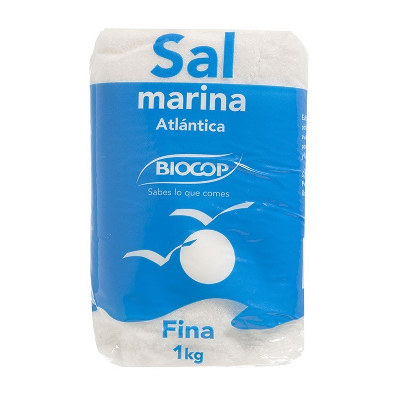 Sal marina atlántica fina  1 kg
