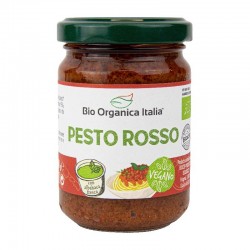 Pesto rosso de tomates secos vegano Bio 140g Organica Italia
