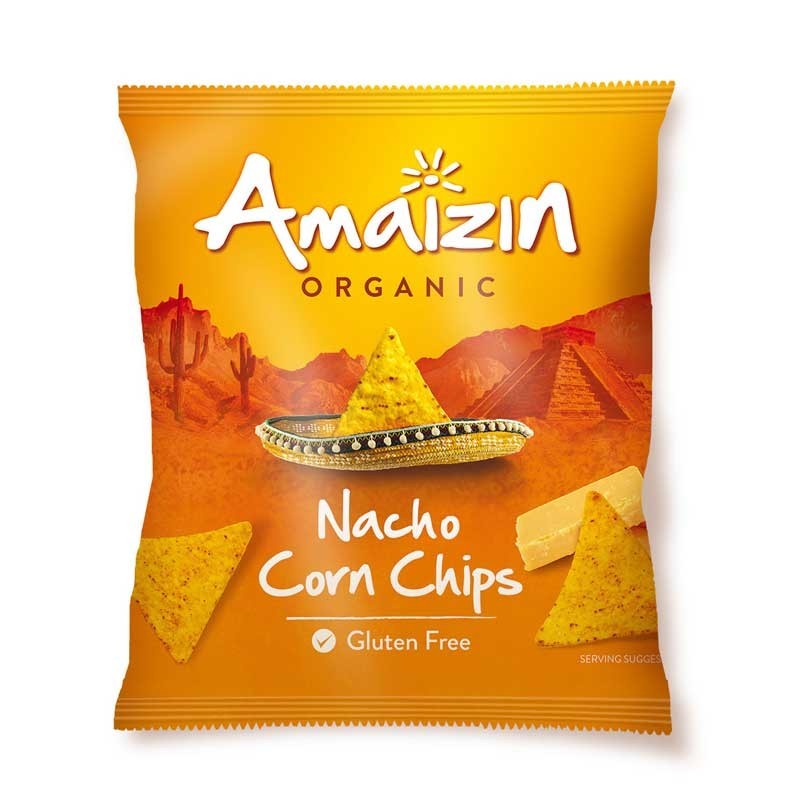 Nachos de Maiz con Queso BIO 150 gr Amaizin